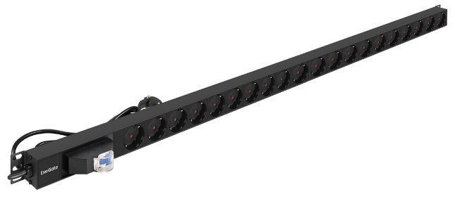 

Блок розеток Exegate PDU-V201 Al-20S-EU3-1P EX296173RUS вертикальный ServerPro (19", 1U, Алюминий,20 Schuko, кабель с евровилкой VDE-250V-16A-3*2.5mm2, PDU-V201 Al-20S-EU3-1P