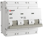 фото Автоматический выключатель  EKF mcb47100-3-10D-pro
