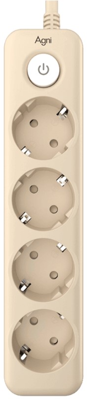 

Сетевой фильтр AGNI TP-FD4E-2m-ivory 4 розетки, 16А, 4000Вт, 220-250В, 2 м, 3x1,5mm2, слоновая кость, TP-FD4E-2m-ivory