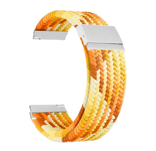 

Ремешок на руку Lyambda DSN-13-20-YL плетеный нейлоновый для часов 20 mm yellow/white/orange, DSN-13-20-YL