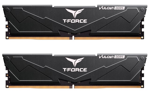 

Модуль памяти DDR5 64GB (2*32GB) Team Group T-Force Vulcan FLBD564G5600HC38JDC01 5600MHz CL38 1.20V, T-Force Vulcan