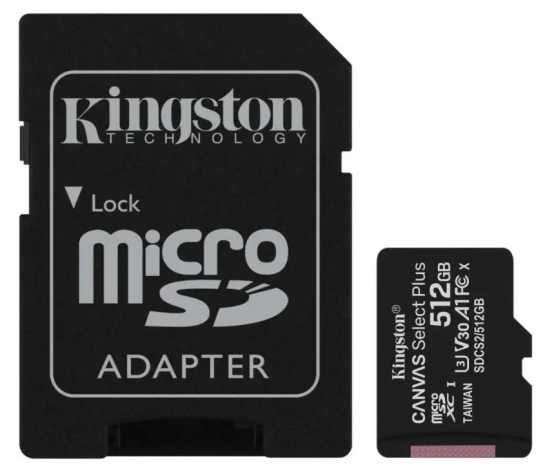 фото Карта памяти MicroSDXC 512GB Kingston SDCS3/512GB в Самаре