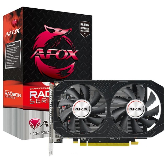 

Видеокарта PCI-E Afox Radeon RX 560 (AFRX560-4096D5H1-V2) 4Gb GDDR5 128bit 14nm 1275/7000MHz HDMI DP DVI, Radeon RX 560 (AFRX560-4096D5H1-V2)