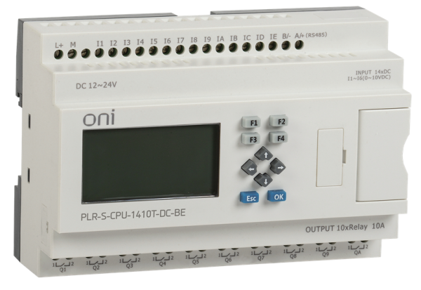 Изображение товара Реле программируемое ONI PLR-S-CPU-1410T-DC-BE