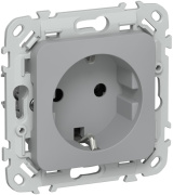 фото Розетка с заземлением  IEK FI-R11-16-1-K03
