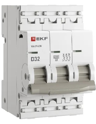 Изображение товара Автоматический выключатель EKF M634332D серии PROxima 32А IP20