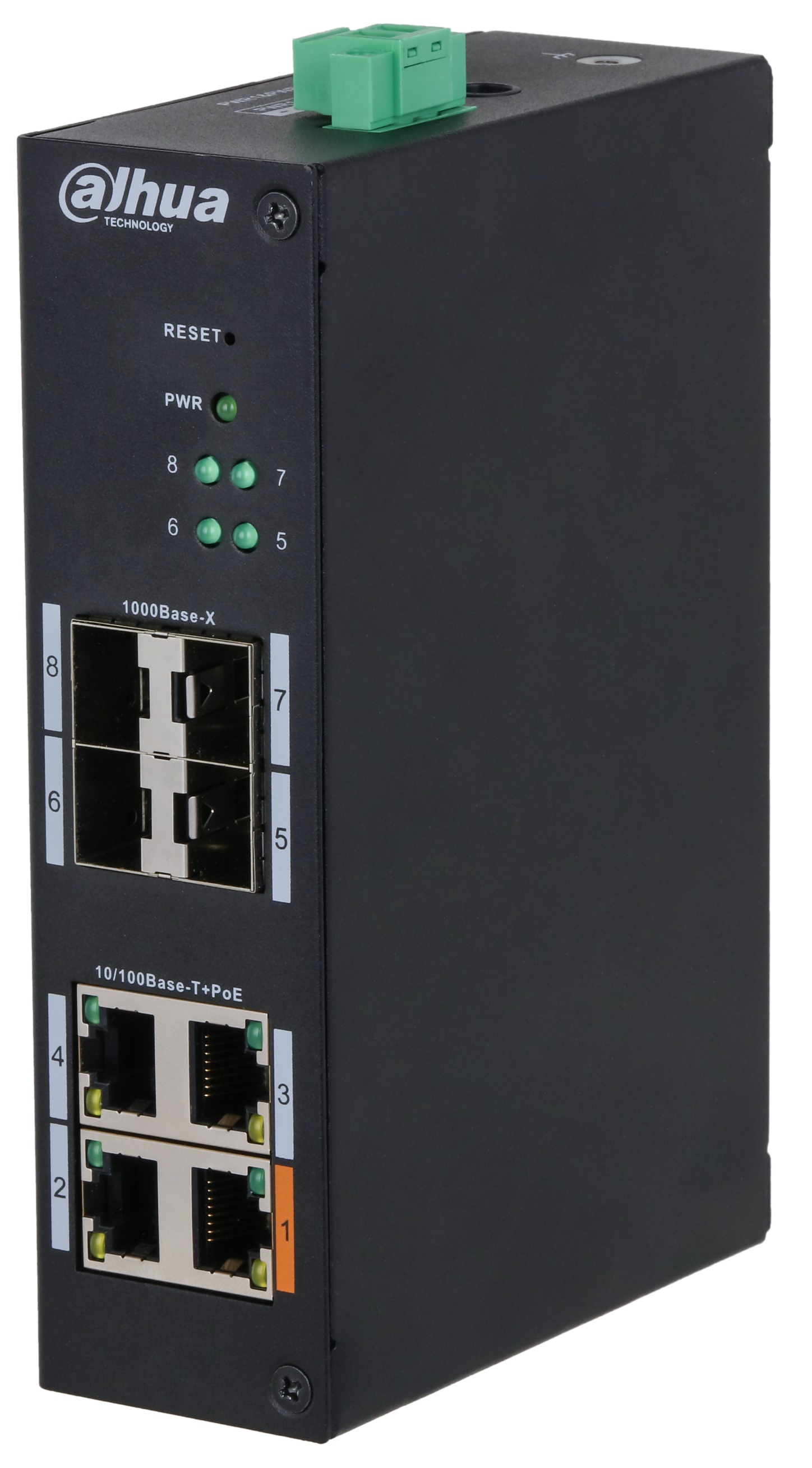 

Коммутатор Dahua DH-HS4408-4ET-60 8-портовый управляемый с PoE, промышленное исполнение, DH-HS4408-4ET-60