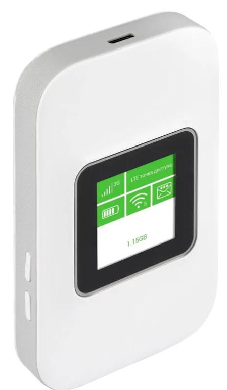 Модем Digma DWR-M301LTE 3G/4G, внешний, белый