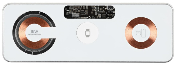 Изображение товара Беспроводное зарядное устройство TFN TFN-QI23 для смартфонов и часов