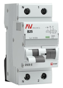 фото Автомат EKF rcbo6-1pn-25B-30-ac-av