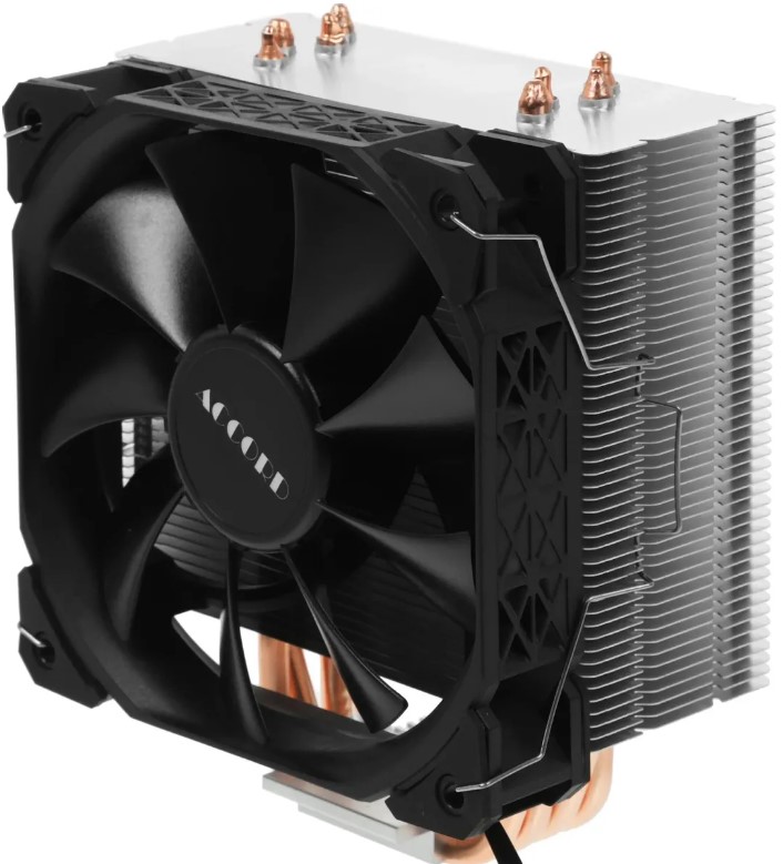 

Кулер ACCORD ACC-4P12 LGA1200/1700/1851/AM4/AM5 (180W, 800-1800rpm, 31dBa), ACC-4P12