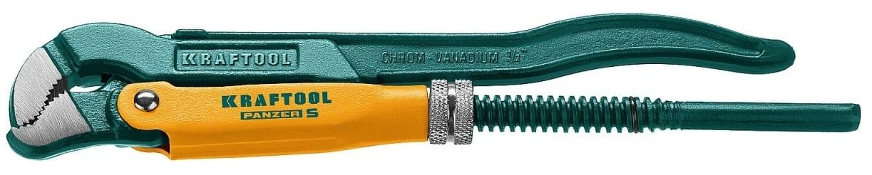 

Ключ Kraftool Panzer-S 2733-05_z02 Kraftool трубный, №0, изогнутые губки, Panzer-S