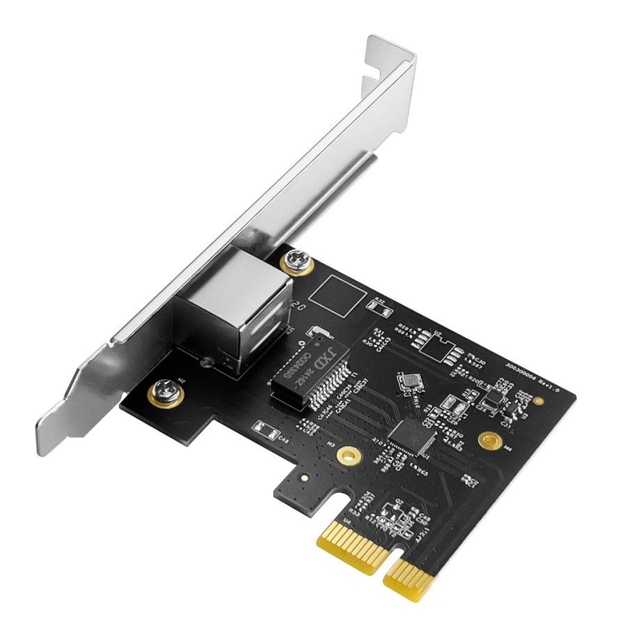 

Адаптер Cudy PE25 2.5Gbps PCI Express, Realtek Chipset, 2.5G/1000M/100M/10M Auto Adaptive, IEEE802.3ad, IEEE802.3az, IEEE802.1Q, IEEE802.1p, IEEE 802., PE25
