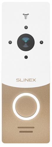 

Вызывная панель Slinex ML-20HR (золото+белый) AHD Цветная матрица CMOS, разрешение 1,0 Мп (AHD) / 960 ТВЛ (CVBS), угол обзора: 120° по горизонтали, ми, ML-20HR (золото+белый)