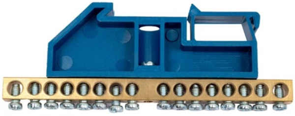 Изображение товара Шина Rexant 11-2344 для электрических соединений 16 групп DIN-рейка