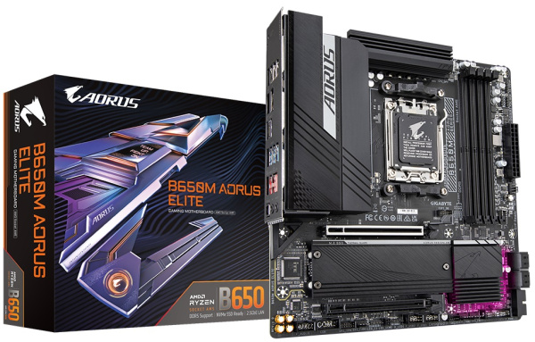 фото Материнская плата mATX GIGABYTE B650M AORUS ELITE в Уфе