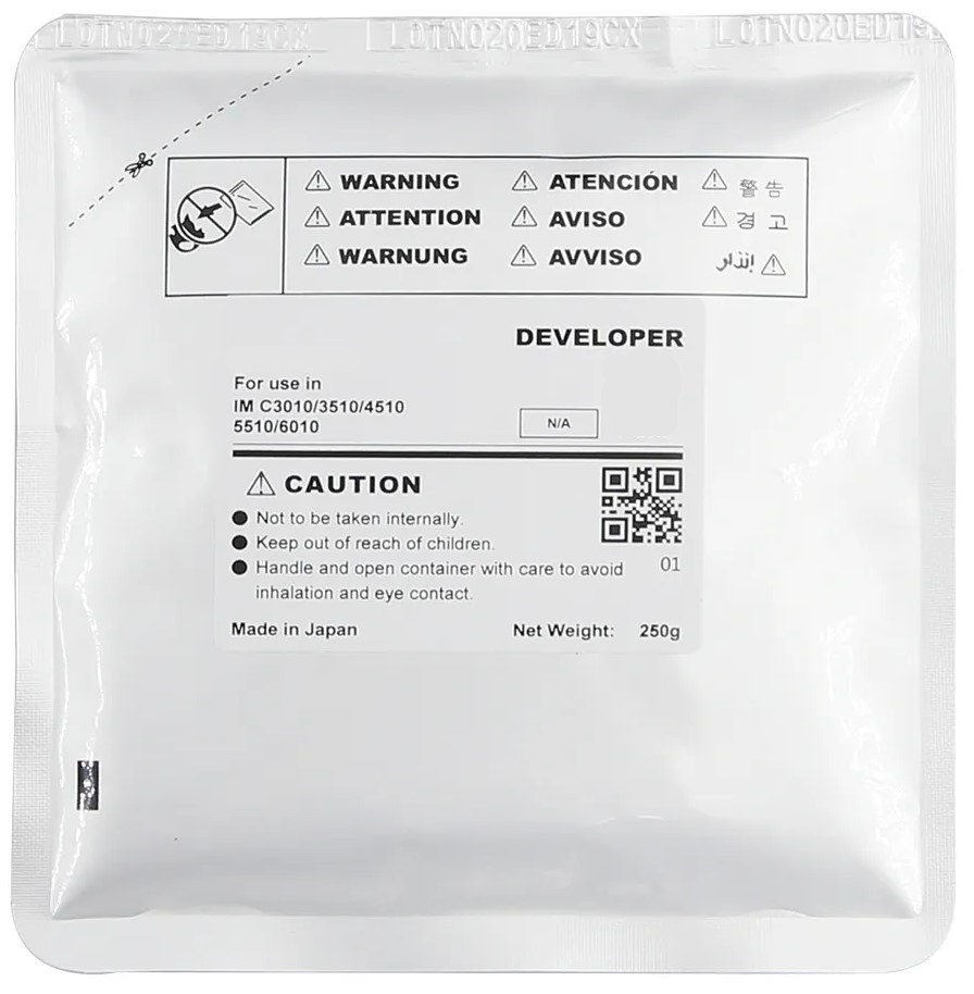 Девелопер CET CET171056 для RICOH IM C3010/C3510/C4510/C5510/C6010 (CET) Yellow, 250г, 160000 стр