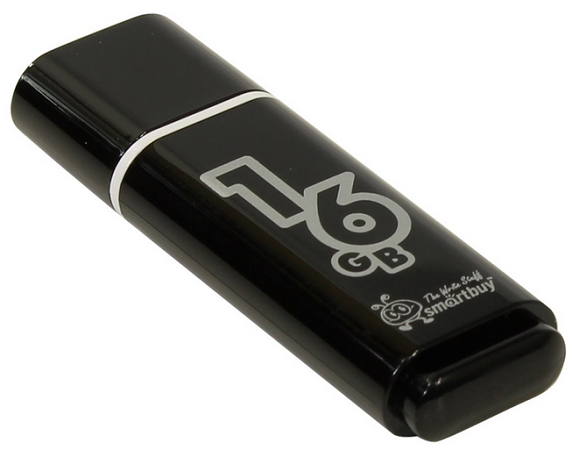 

Накопитель USB 2.0 16GB SmartBuy SB16GBGS-K Glossy черный, SB16GBGS-K