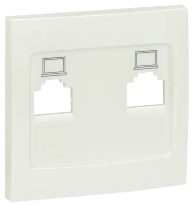 

Накладка розетки компьютерной EKF ESK02-L-035-50 Валенсия RJ-45 2-местная жемчуг, ESK02-L-035-50