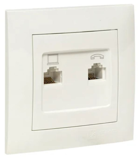 фото Розетка компьютерная в сборе EKF EWK02-035-30 в Омске