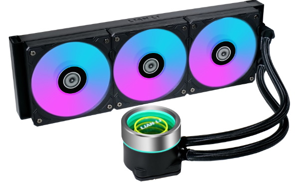 

Система охлаждения жидкостная Lian-Li GA II Trinity 360 Black G89.GA2T36B.00 LGA1151/1200/1700/AM5/AM4 (Al+Cu, 79.9CFM, 30dBa, ARGB) ret, GA II Trinity 360 Black