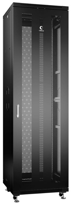 

Шкаф напольный 19", 42U Cabeus ND-05C-42U60/100-BK телекоммуникационный 600x1000x2055mm (ШхГхВ) передняя и задняя перфорированные двери, ручка с замко, ND-05C-42U60/100-BK
