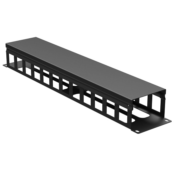 

Кабельный организатор DKC R5CPF1962HEB 19" с крышкой и отверстиями 2U, глубина 60 мм, RAL9005, "RAM telecom", R5CPF1962HEB