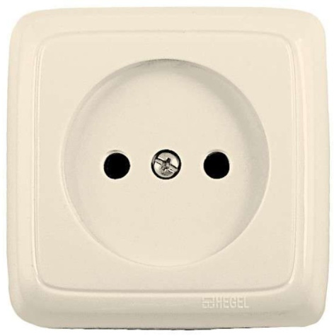 Изображение товара Розетка без заземления HEGEL РА16-104-01 надежная и недорогая