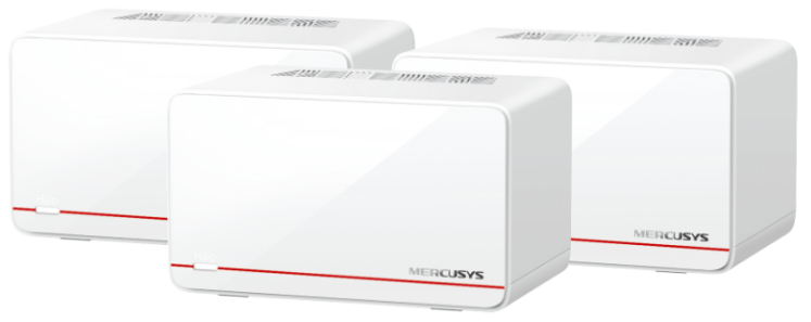 

Роутер Mercusys Halo H37BE(3-pack) BE6500 Домашняя Mesh Wi-Fi 7 система, Halo H37BE(3-pack)