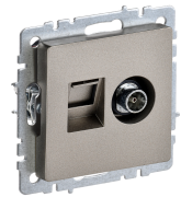 фото Розетка IEK BR-AK20-1-K37