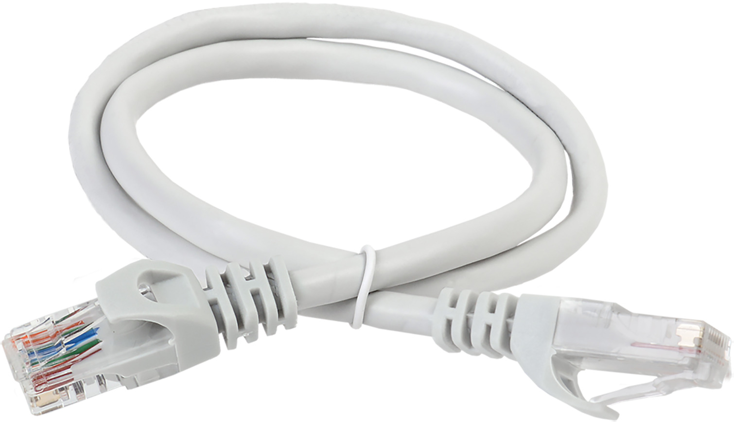 

Кабель патч-корд U/UTP 5e кат. 2м ITK PC01-C5EU-2M-G RJ-45 вил.-вилка RJ-45 серый ПВХ (уп.:1шт), PC01-C5EU-2M-G
