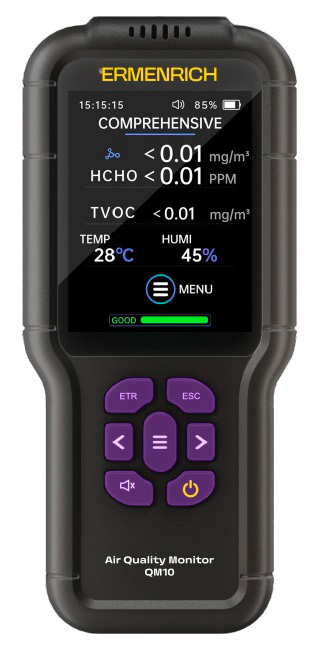 

Анализатор Ermenrich QM10 85668 Ermenrich качества воздуха, QM10