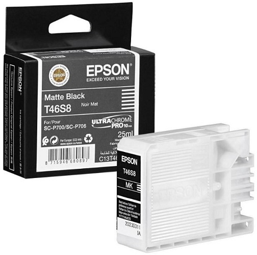 

Картридж Epson C13T46S800 Singlepack MatteBlack T46S8 UltraChromePro10 ink 25ml, C13T46S800