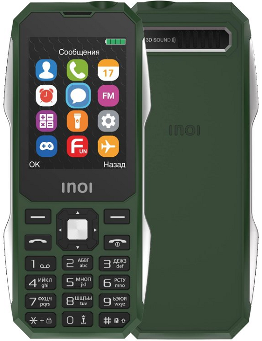 

Мобильный телефон INOI 244Z Khaki, 244Z Khaki