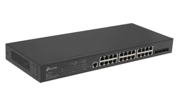 

Коммутатор управляемый TP-LINK SG3428 JetStream 24-порта, 2/2+ с 4 SFP-слотами, поддержка контроллера SDN, множество функций L2/L2+, 1U, SG3428