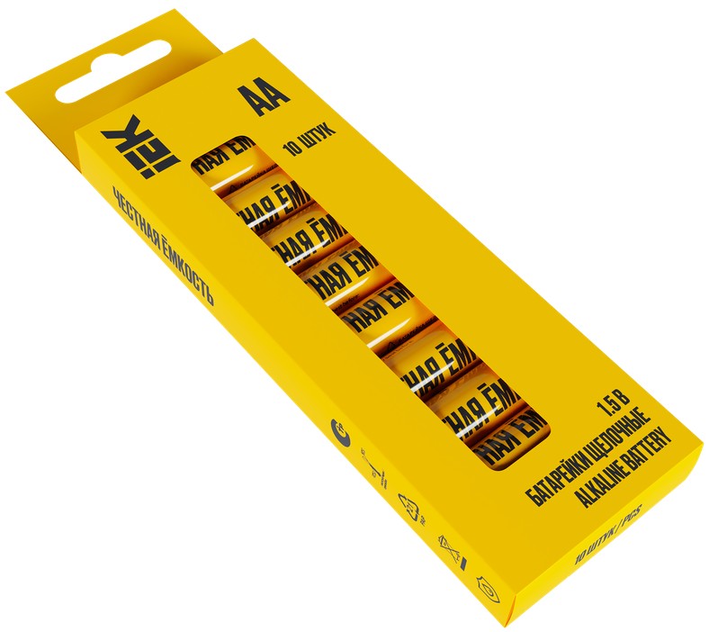 

Батарейка IEK ABT-LR06-OP-B10 щелочные Alkaline LR06/AA (10шт/бокс), ABT-LR06-OP-B10