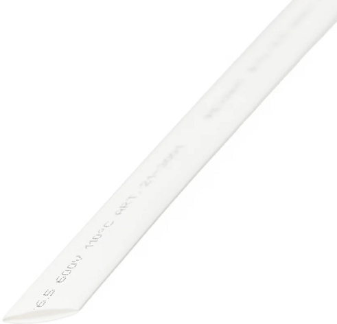 Изображение товара Термоусаживаемая трубка Rexant 21-3001 белая 1 м двустенная 2:1