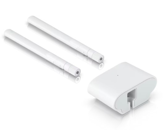 

Антенна Ubiquiti UACC-UK-Ultra-Omni-Antenna Omni & Desktop Stand Kit Omnidirectional antenna kit for the Swiss Army Knife that provides extended range, UACC-UK-Ultra-Omni-Antenna