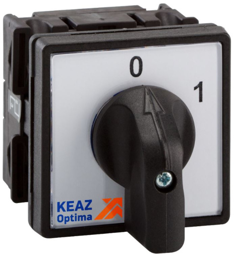 Изображение товара КЭАЗ 138259 — кулачковый переключатель 2-полюсный 10 А IP44