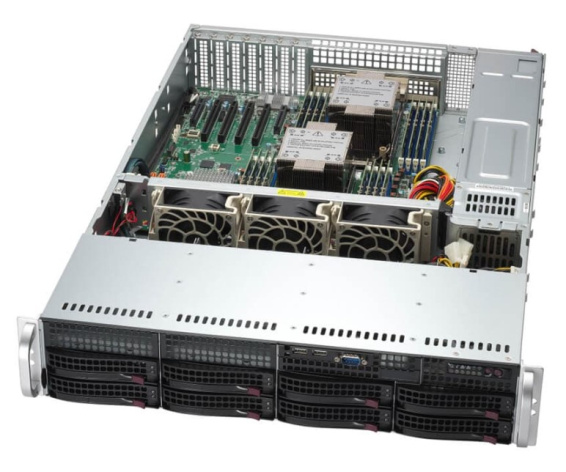 Изображение товара Сервер Supermicro SYS-621P-TR 2U Rack для бизнеса и центров данных