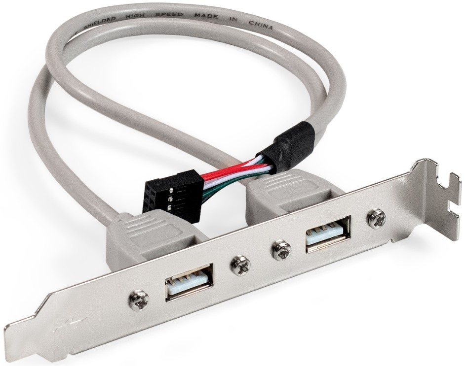 

Планка Exegate EX298294RUS на заднюю панель 2*USB 2.0, EX298294RUS