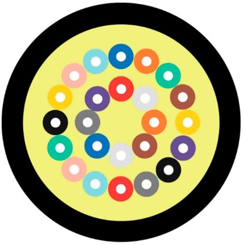 

Кабель волоконно-оптический 50/125, 24 волокна TELCORD FK-D-IN/OUT-503-24-HFFR-BK распределительный (Distribution), универсальный (IN/OUT), MM (OM3),, FK-D-IN/OUT-503-24-HFFR-BK