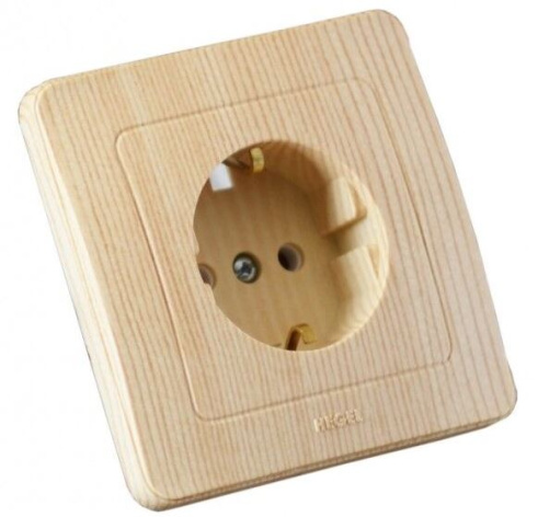 Изображение товара Розетка с заземлением HEGEL РС16-311-02 для дома и офиса