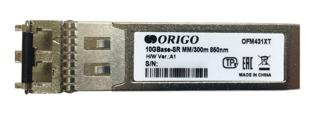 

Трансивер ORIGO OFM431XT/A1A SFP+, 10GBase-SR, Duplex LC, 850nm, Multi-mode, 300M, OFM431XT/A1A