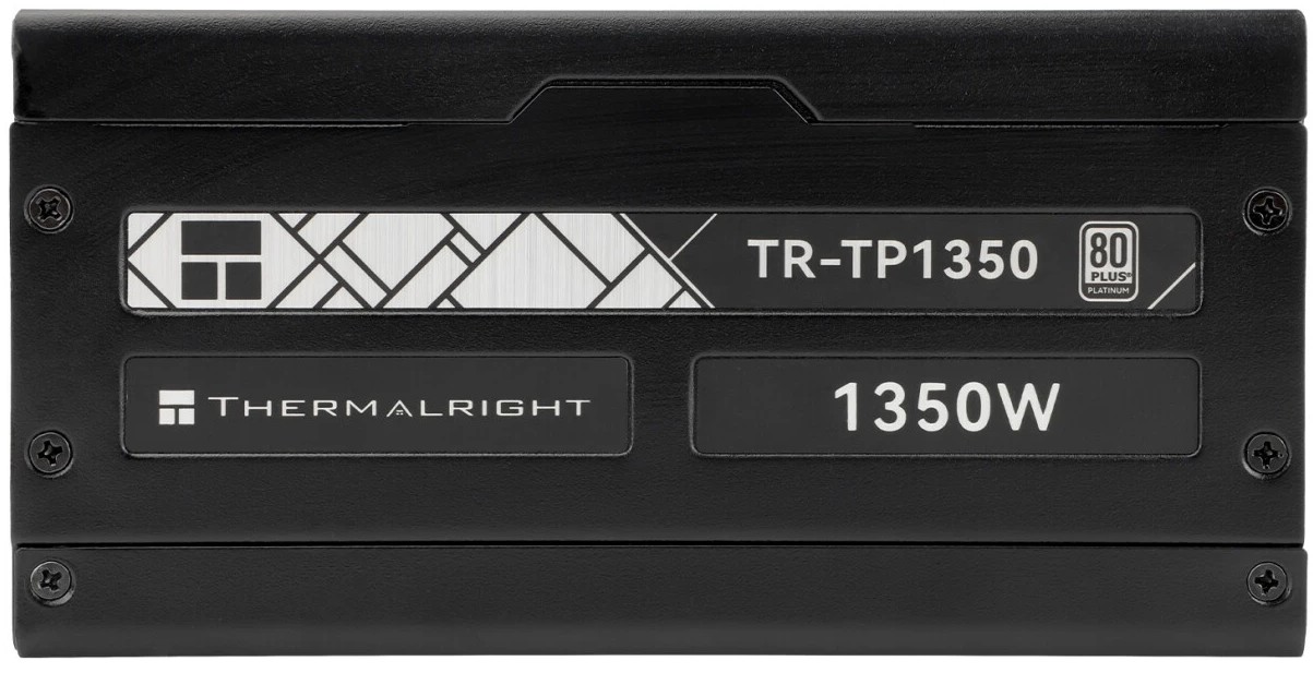

Блок питания ATX Thermalright TR-TP 1350 1350W, 80+ Platinum, 12VHPWR, full modular, TR-TP 1350