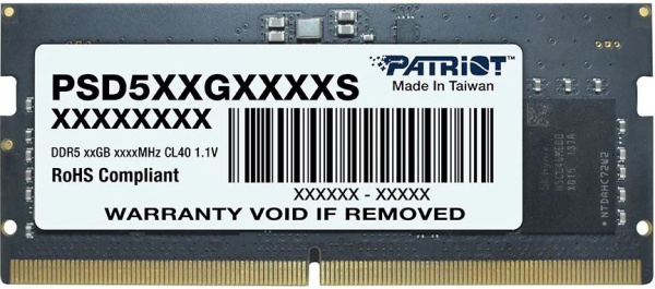 фото Модуль памяти SODIMM DDR5 16GB Patriot Memory PSD516G520081S в Уфе
