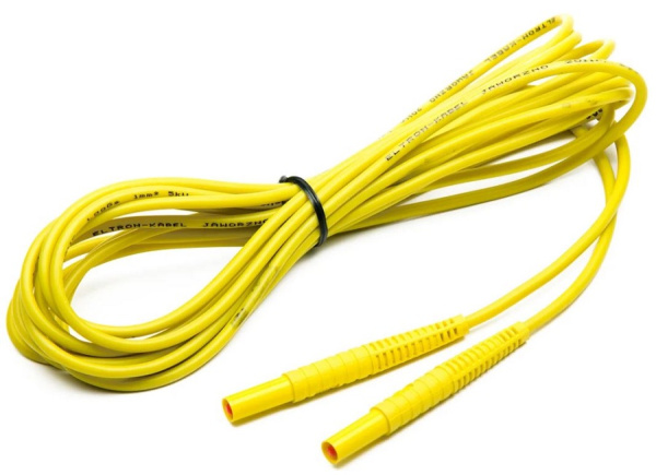 Изображение товара Провод измерительный Sonel WAPRZ005YEBB 5 м с разъемами банан для электроустановок