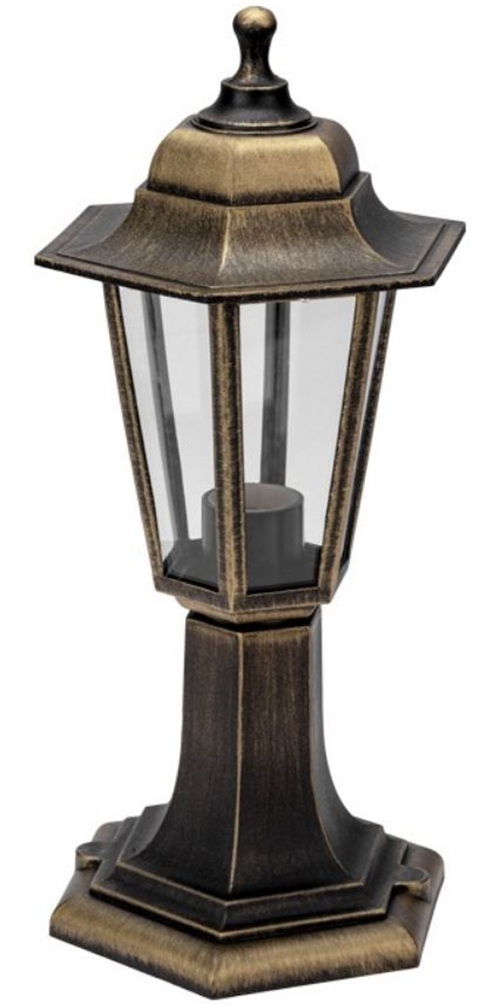 

Светильник Lamper 602-304 садово-парковый НТУ 06-60-001 У1 "Оскар 1", столб малый, черный под бронзу, стекло прозрачное, шестигранный, под лампу Е27, 602-304