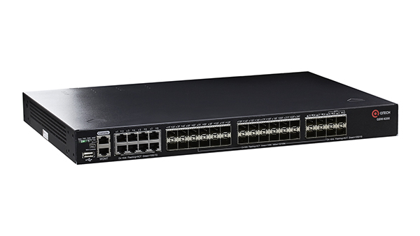 

Коммутатор управляемый QTECH QSW-6200-32F L3, 20x10/100/1000Base-X(SFP), 8 комбо-x10/100/1000BASE-T или 100/1000BASE-X SFP, 4 порта 10GE SFP+, 64K MAC, QSW-6200-32F