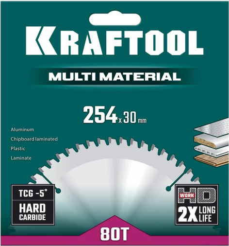 Изображение товара Диск пильный Kraftool Multi material